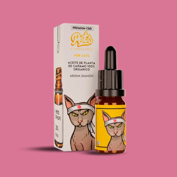 Aceite CBD 3% gatos con salmon - Imagen 2