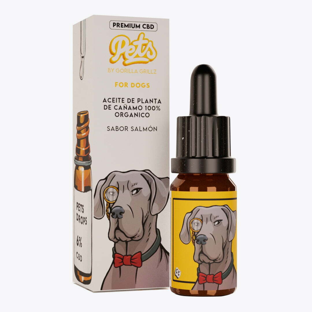 Aceite CBD perros salmon