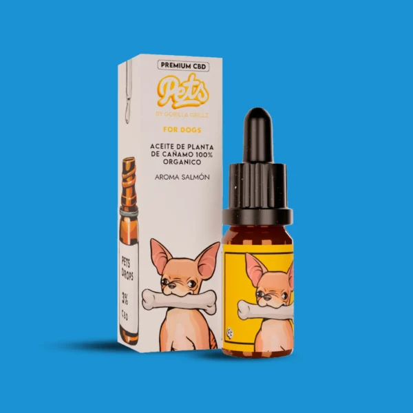 Aceite CBD 3% perros con salmon - Imagen 2