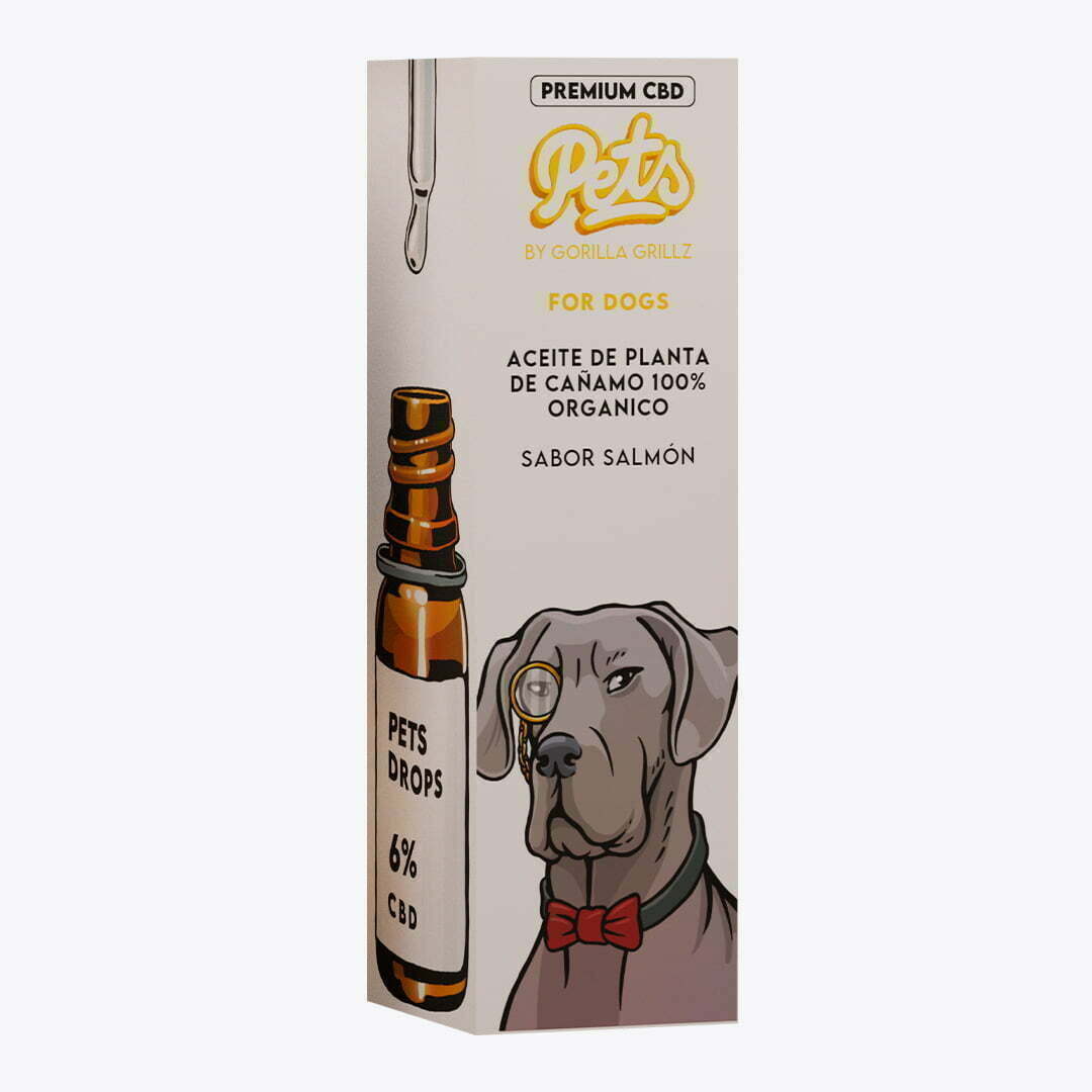 Aceite CBD perros salmon 6% - Gorilla Grillz