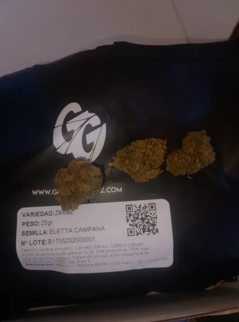 ZKITTLEZ CBD | CBD FLEURS D&rsquo;EXTÉRIEUR - reseña de Antonio Fernández