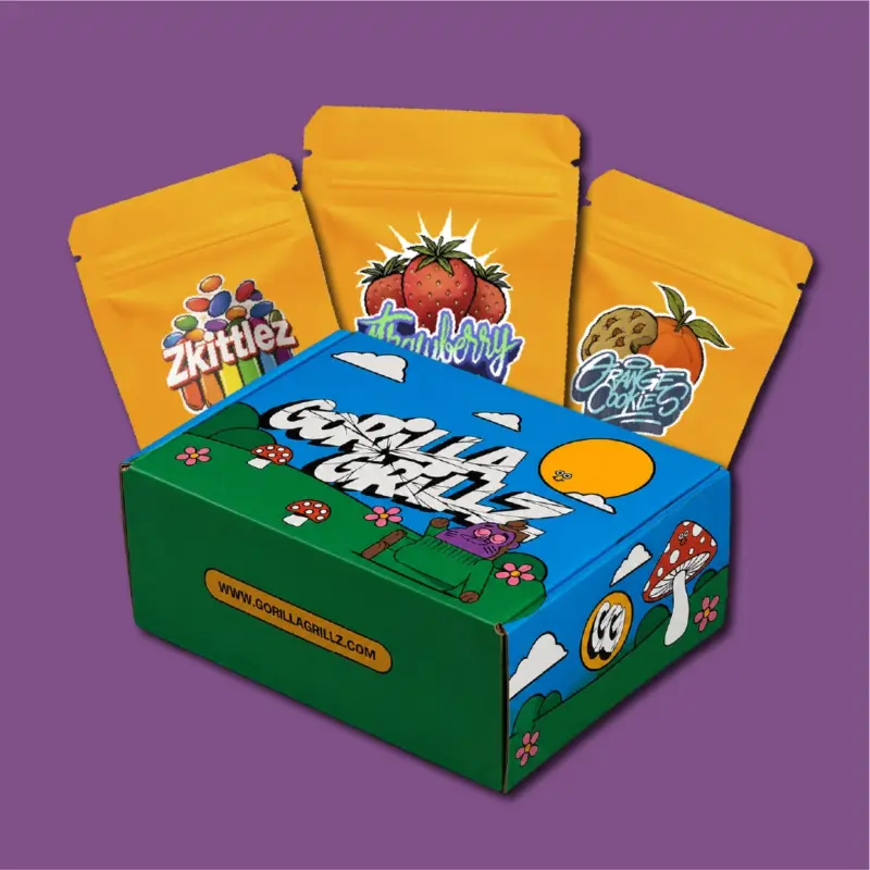 Starter Pack Flores CBD: Zkittlez, Strawberry y Orange Cookies 3x5gr