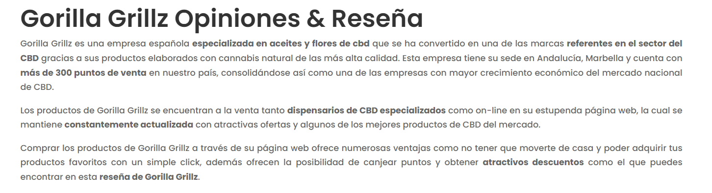 ¡Una reseña enGORILLAda! 8 Reseña de CBD Cogollos a Gorilla Grillz