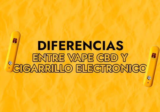 Diferencias entre vaper CBD y cigarrillo electrónico