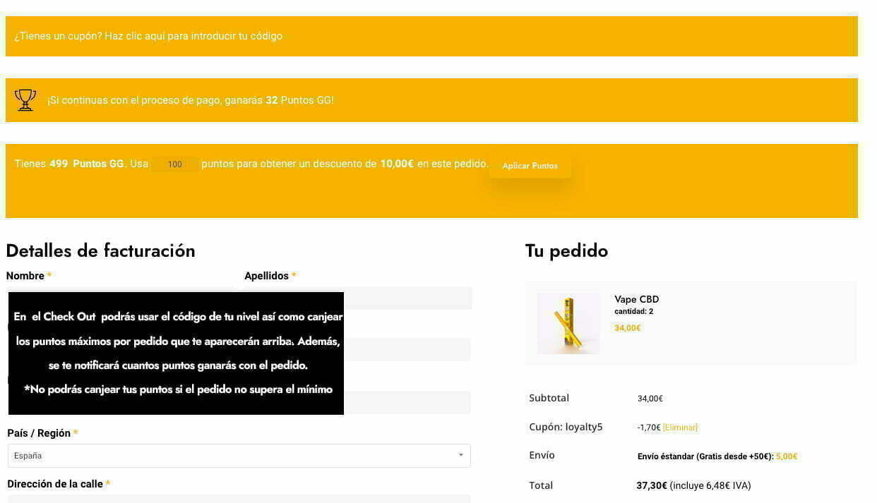 checkout ayuda para el cliente de ordenador