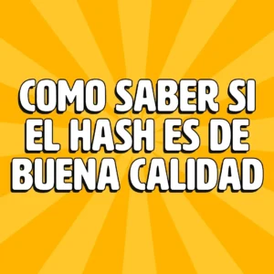 como saber si el hash es de buena calidad 1