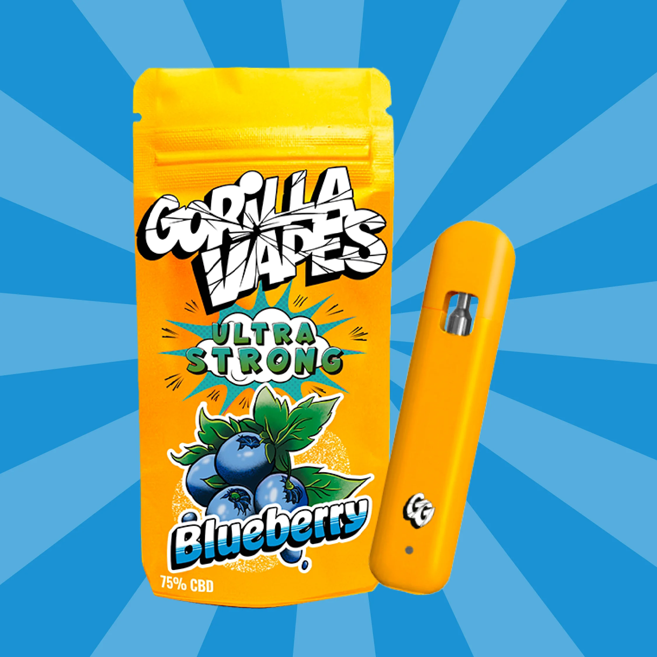 VAPE BLUEBERRY 75% CBD