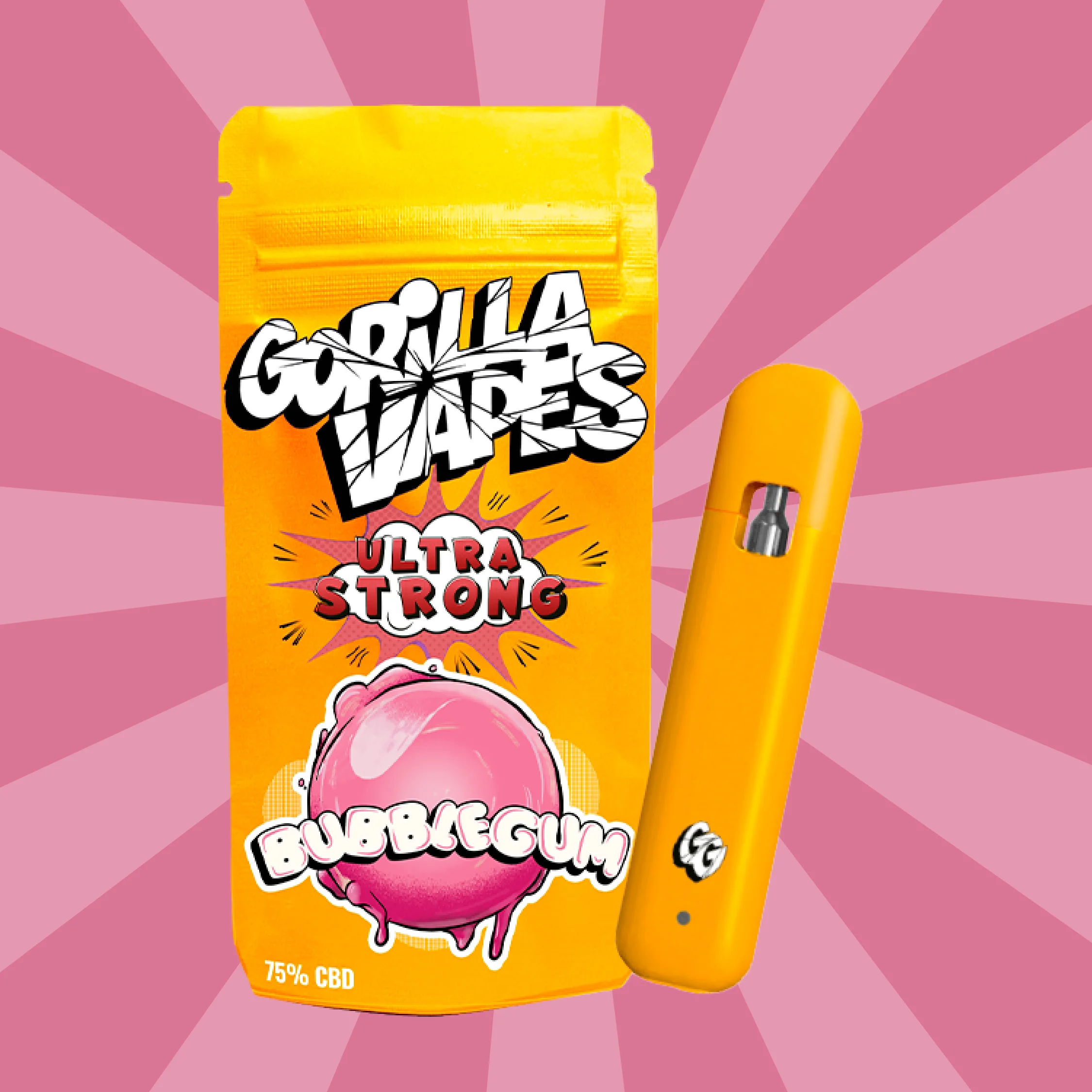 VAPE BUBBLEGUM 75% CBD