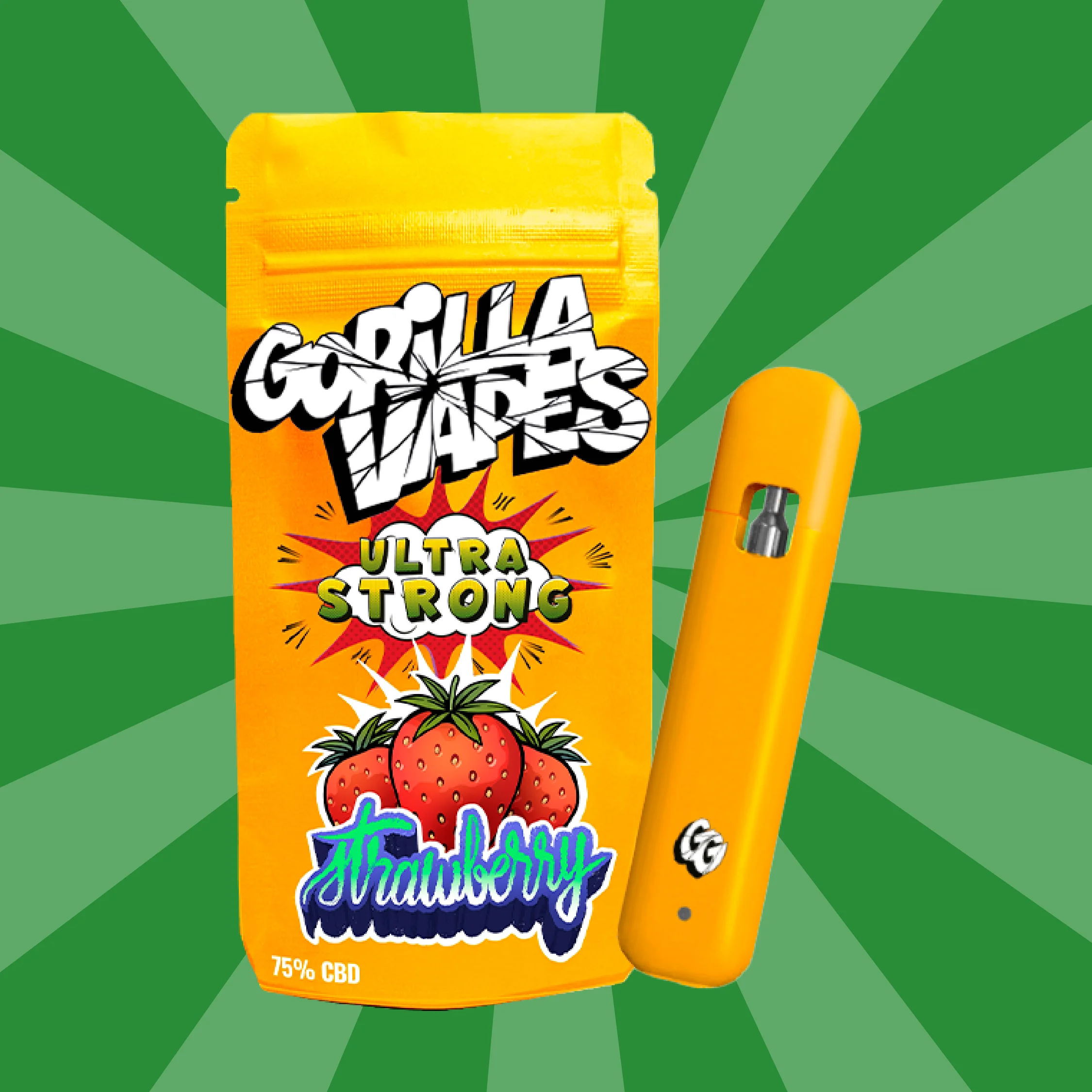 VAPE STRAWBERRY 75% CBD