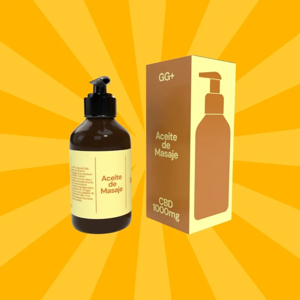 GGplus CBD massage oil