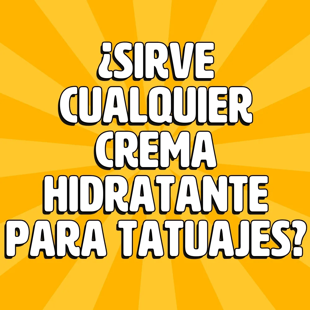 sirve cualquier crema hidratante para tatuajes