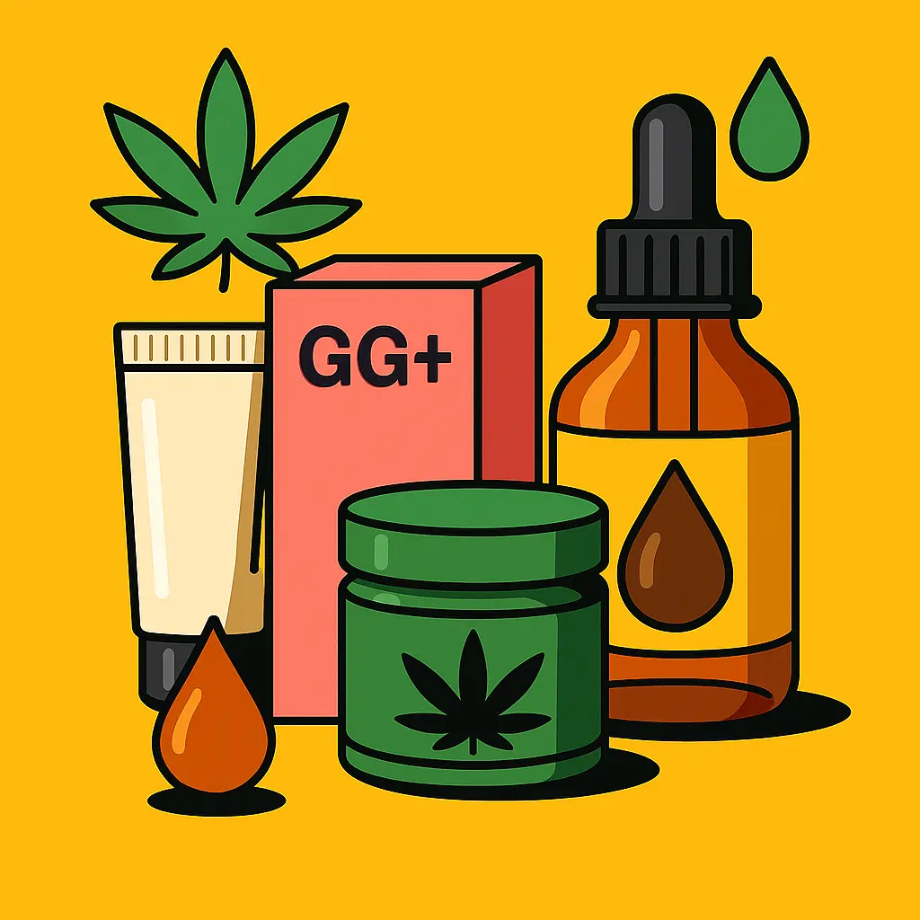 CBD de uso tópico 3 Cremas