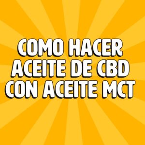 como hacer aceite cbd con aceite mct