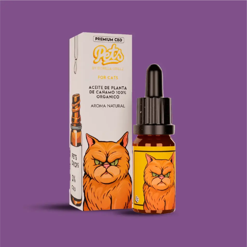 Óleo CBD PETS 3% para gatos