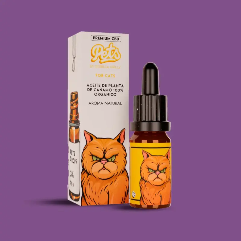 Óleo CBD PETS 3% para gatos