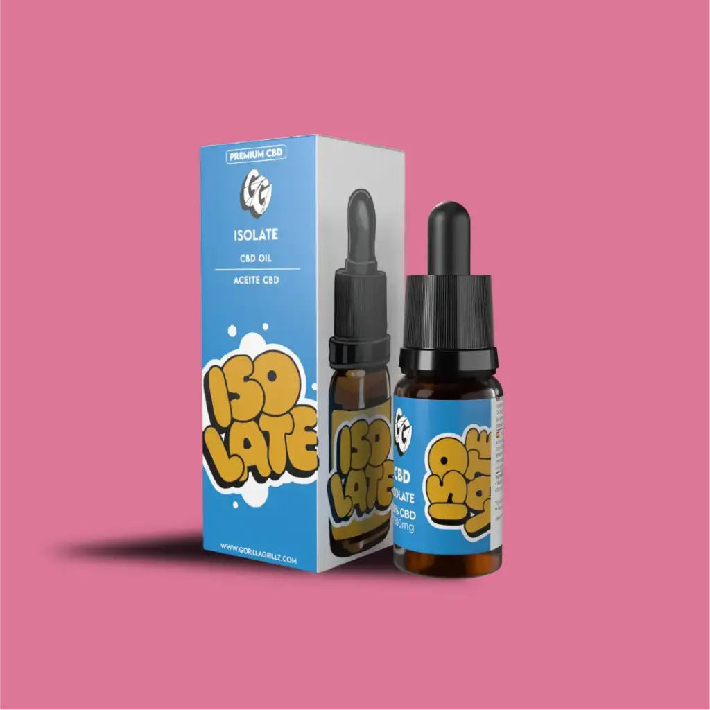 ISOLIERTES CBD-ÖL 25%.
