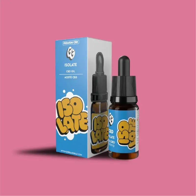 ISOLIERTES CBD-ÖL 25%.