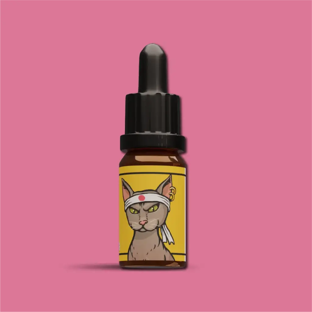 Óleo CBD PETS 3% para gatos sabor salmão 2