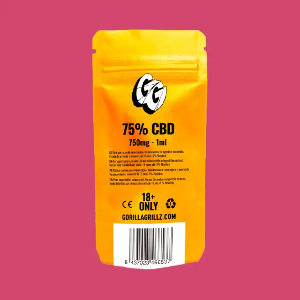 GORILLA GRILLZ VAPE 75% CBD 4