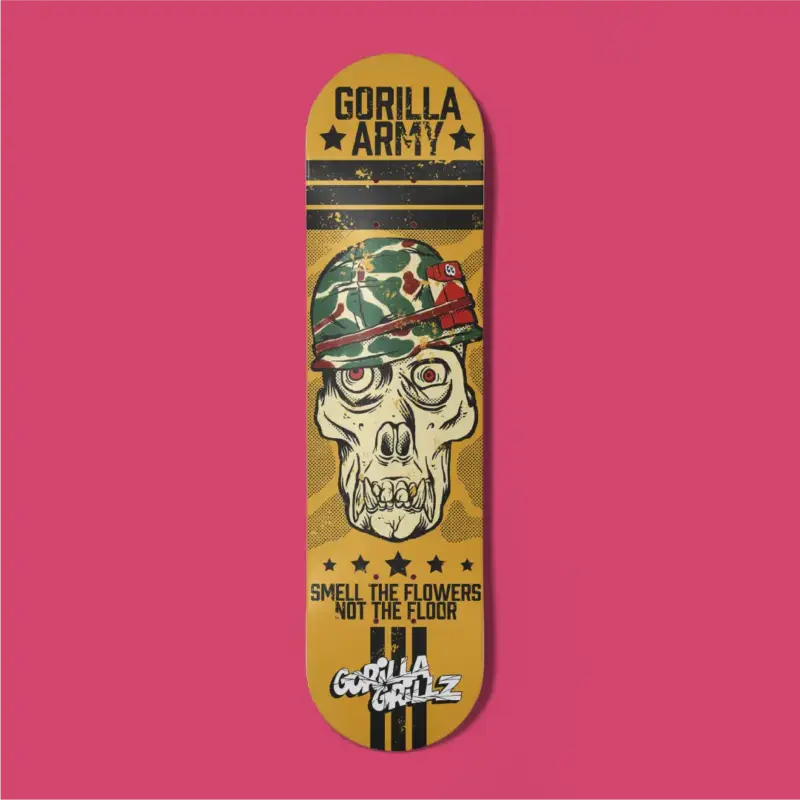 Skateboard Gorilla Grillz GORILLA ARMY