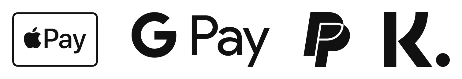 Métodos de pagamento disponíveis: Apple Pay, Google Pay, PayPal e Klarna